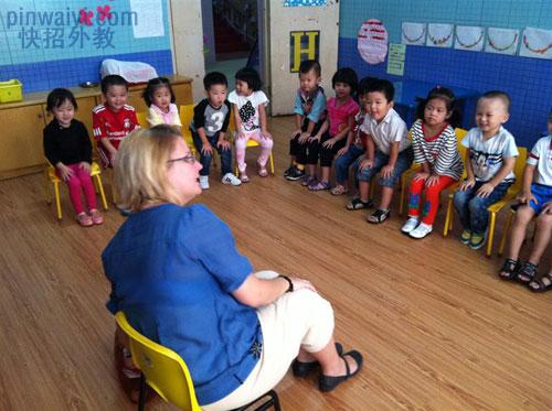 廈門市萬芳大地美語幼兒園外教上課（1）