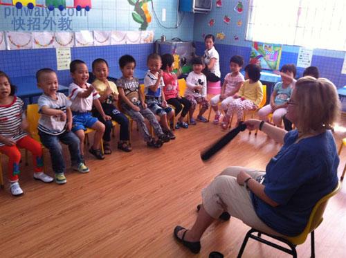 廈門市萬芳大地美語幼兒園外教上課（2）