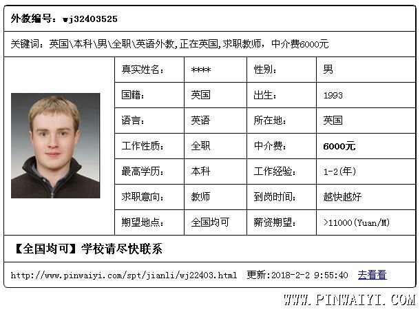 英國(guó)\本科\男\(zhòng)全職\英語外教