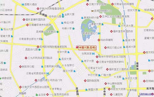 云南昆明智雅國(guó)際英語(yǔ)培訓(xùn)中心學(xué)校地理位置